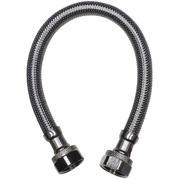 B & K 1/2 In. F X 1/2 In. C X 12 In. L Stainless Steel Faucet Connector 496-061 - main